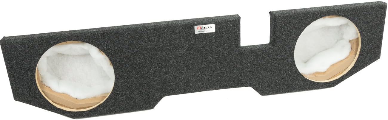 Bbox Single 12 Inch Subwoofer Sealed Enclosure - Fits 2002 - 2018 Dodge Ram Quad Cab - Carpeted Car Subwoofer Boxes & Enclosures
