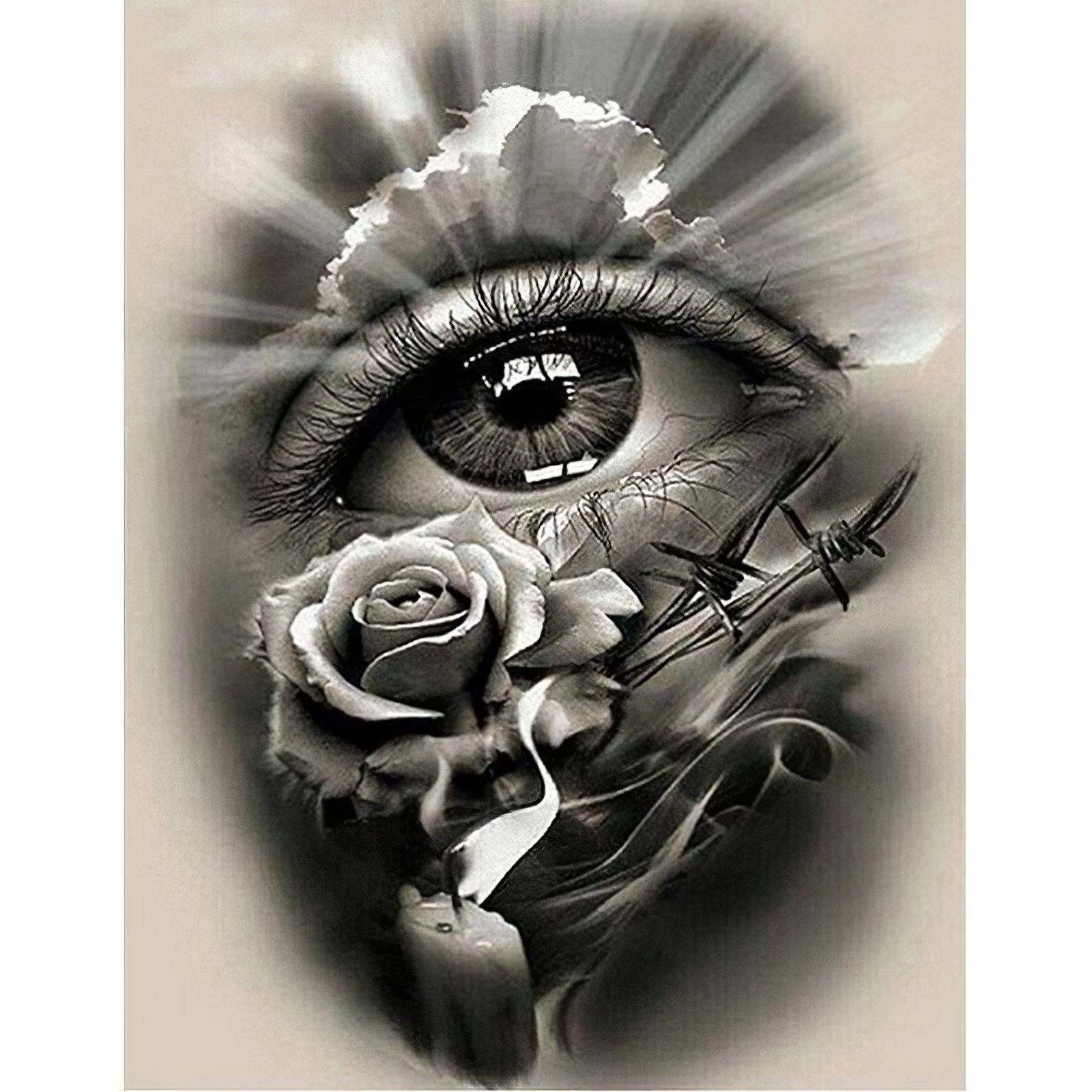 Abstract Roses Eyes