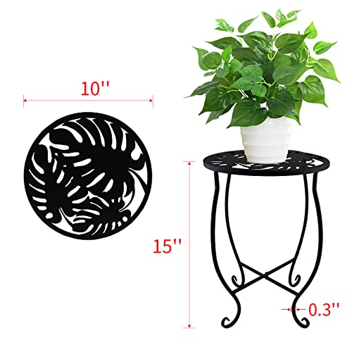 TLBTEK 2 pcs Indoor Planter Stand,Metal Plant Stands Outdoor ,Modern Flower Pot Stand Holder Rack Display for Home,Kitchen,Patio,Garden, Corner