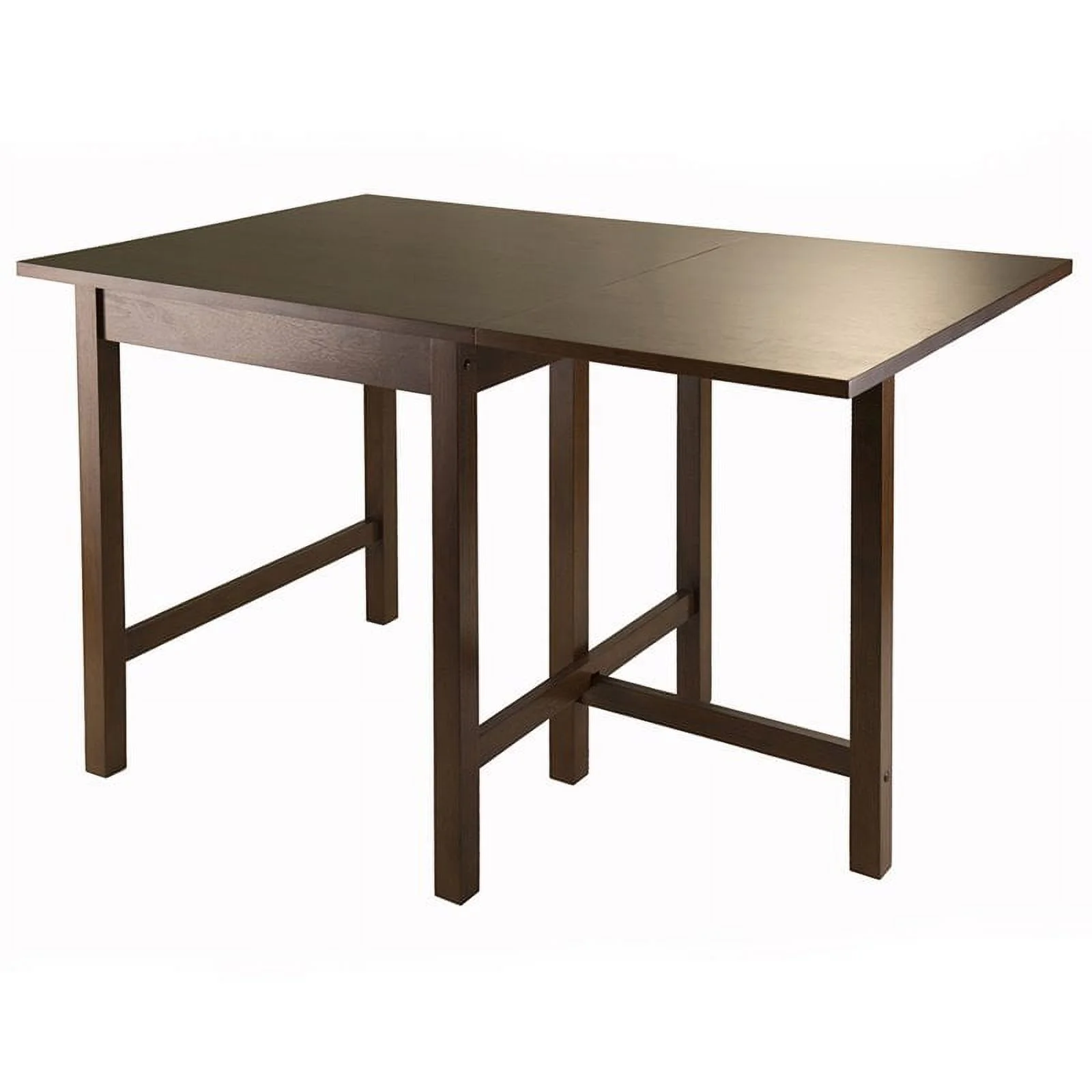 Winsome Wood Lynden Drop-Leaf Dining Table, Walnut Finish