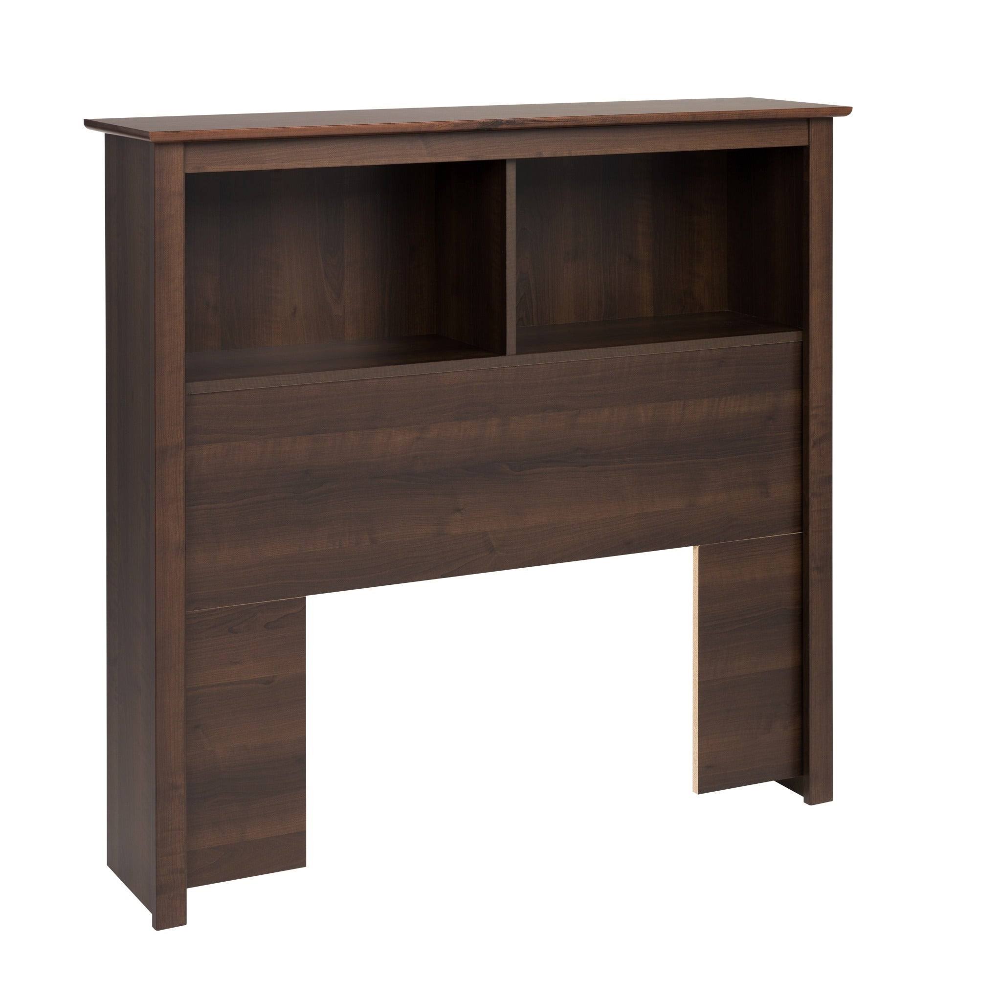 Prepac Espresso Twin Bookcase Headboard