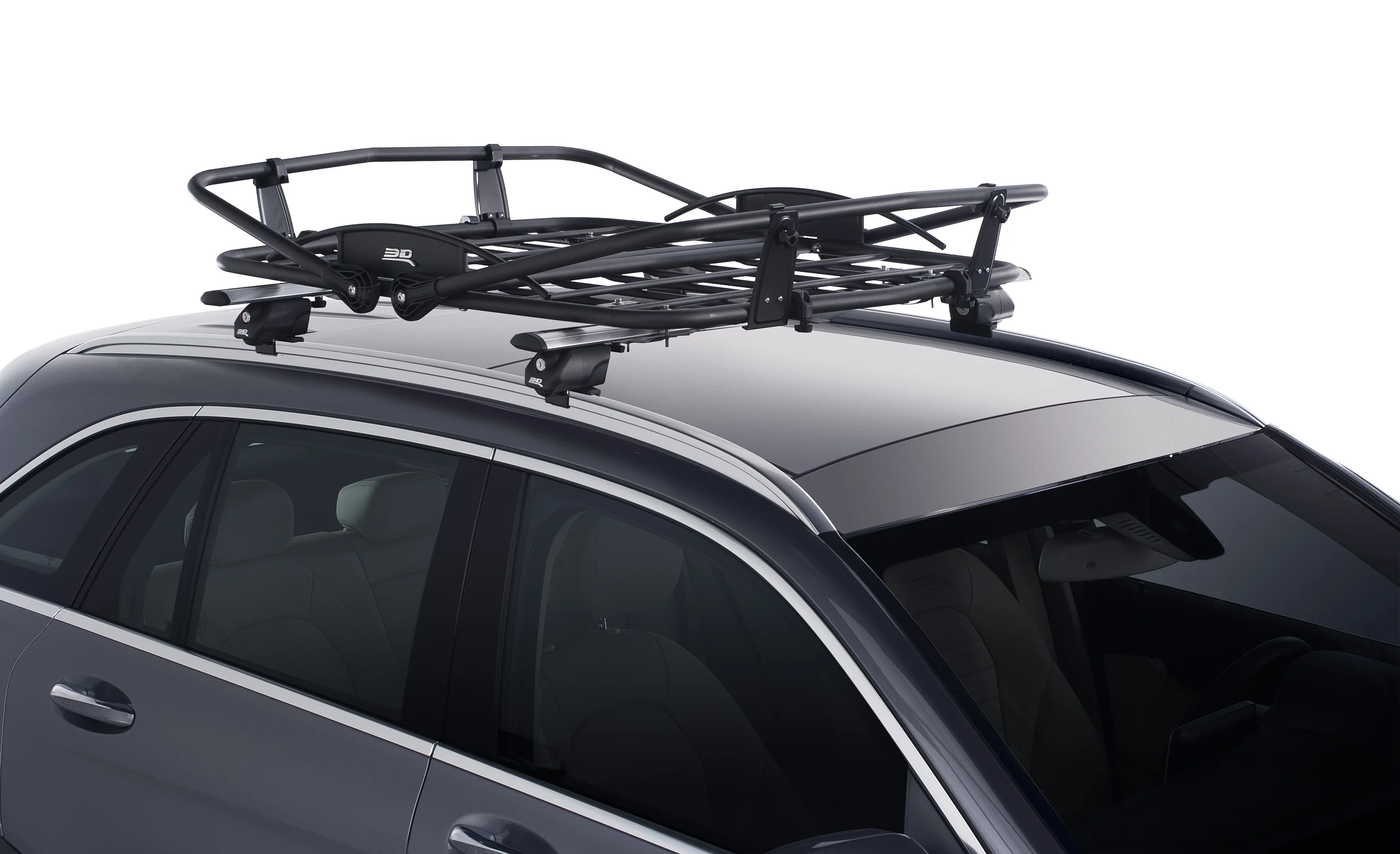 3D Maxpider Roof Basket 51.97" 42.72" X 8.19" Roof Basket Carbon Steel Painted Universal 6103L