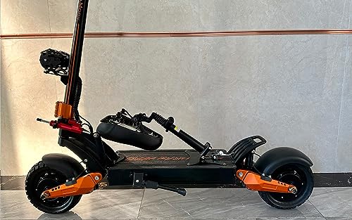 Electric Scooter Seat 45-60 cm Height Adjustable, Leather Saddle with Shock Absorption, Foldable Folding Removable Seat 10/11 inch Electric Scooters