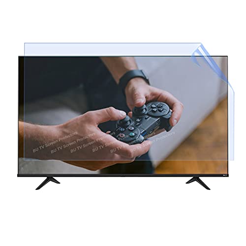 32-75 inch Anti Glare Anti Break LCD TV Screen Protector for Sharp, Sony, Samsung, Hisense, LG TCL etc,Blue Light Filter