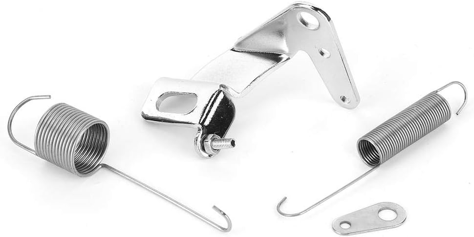 Throttle Return Spring Kit,Car Carburetor Throttle Cable Bracket with Dual Return Spring Set Stainless Steel Parts