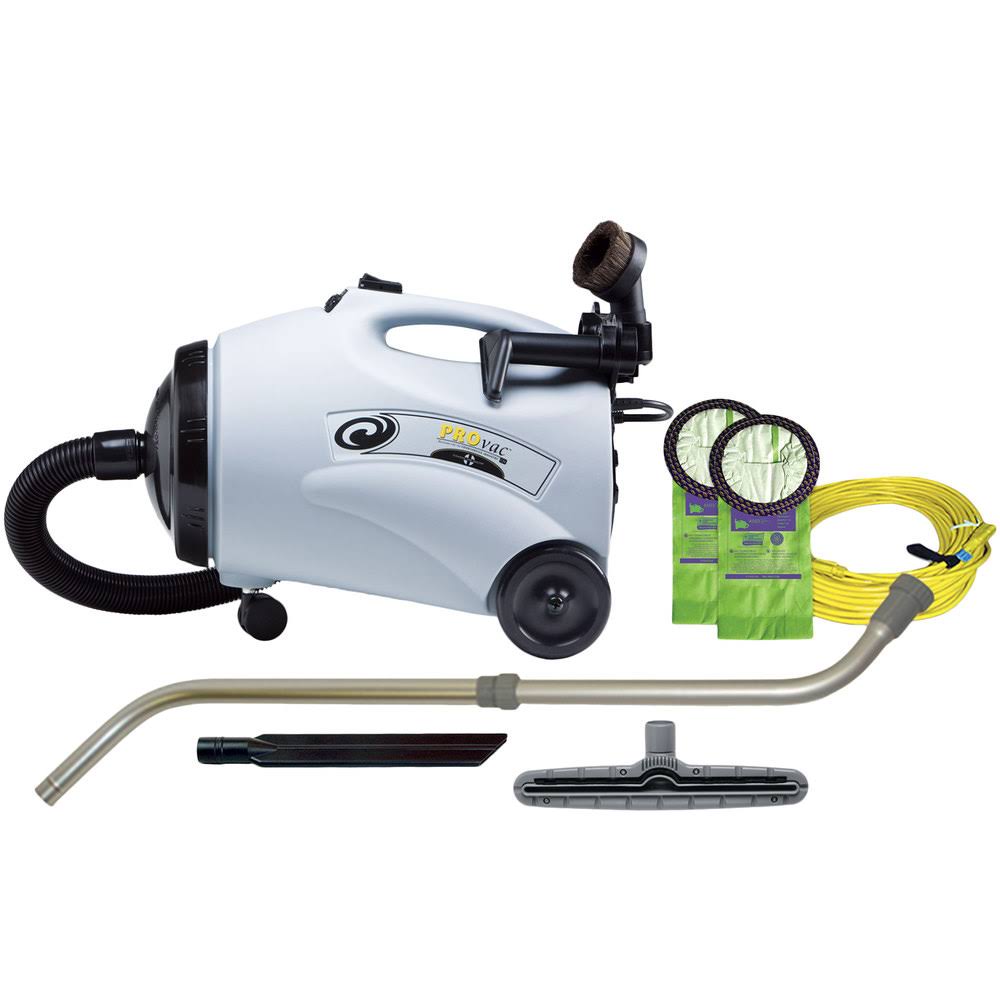 ProTeam 107153 ProVac CN 10 Qt. Canister Vacuum W- Xover Performance Telescoping Wand Tool Kit