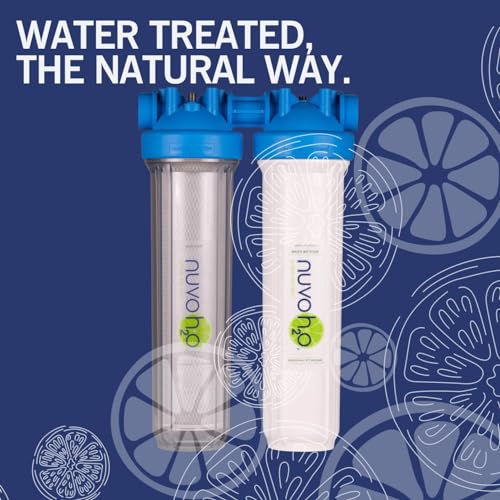 NuvoH2O Manor Duo Whole House Water Softener and Filtration System - Smart Home Appliances