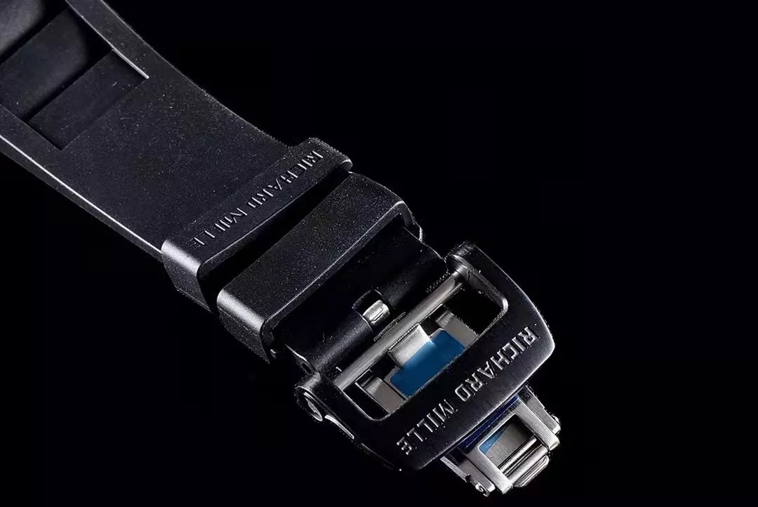 RM 35-01 Black Bezel Blue Dial Black Rubber Strap KV RUML3