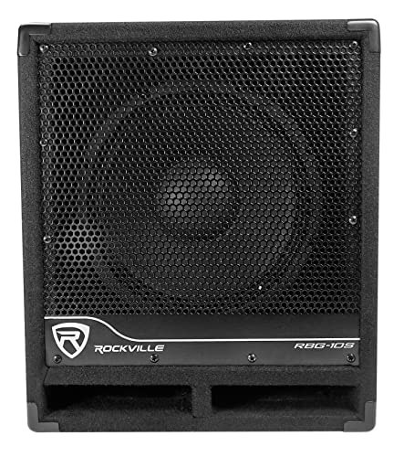 Rockville RBG15S 1600w Active Powered PA Subwoofer w/DSP + Limiter Pro/DJ, 15 inch, Black
