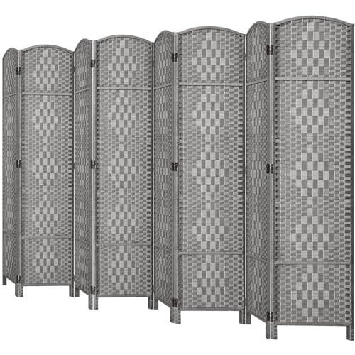 Room Divider, Room Dividers and Folding Privacy Screens, 16in Privacy Screen, 6 Panel Temporary Wall Partitions, 6ft Space Separation Panel Screen