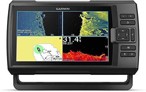 Garmin Striker Vivid 9sv Bundle with Transducer and Protective Cover, 9-inch Color Fishfinder, Vivid Scanning Sonar Color Palettes 010-02554-00