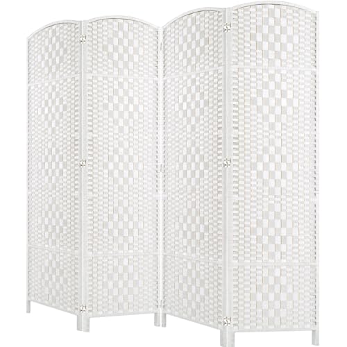 Room Divider, Room Dividers and Folding Privacy Screens, 16in Privacy Screen, 6 Panel Temporary Wall Partitions, 6ft Space Separation Panel Screen