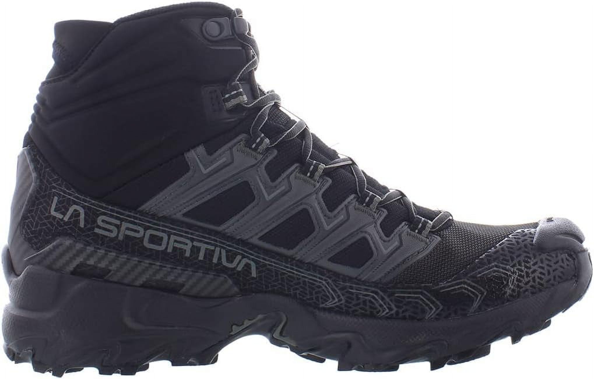 La Sportiva Mens Ultra Raptor II Mid GTX Wide Hiking Boots, Black/Clay, 10.5 Wide