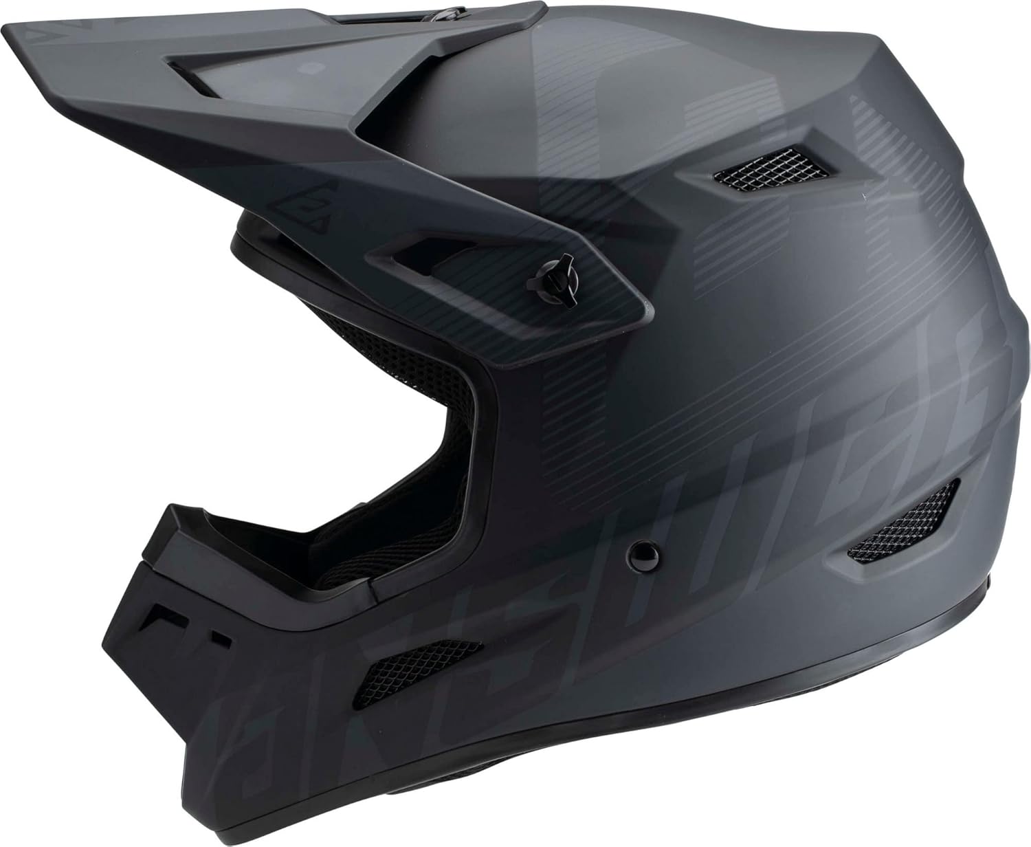 Answer Racing 447669 A23 AR1 V2 Bold Helmet: Black/Dark Grey, M