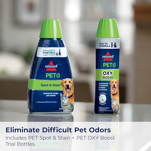 Bissell Little Green Pet Deluxe Portable Carpet Cleaner and Car/Auto Detailer, 3353, Gray/Blue - Radiant Selections