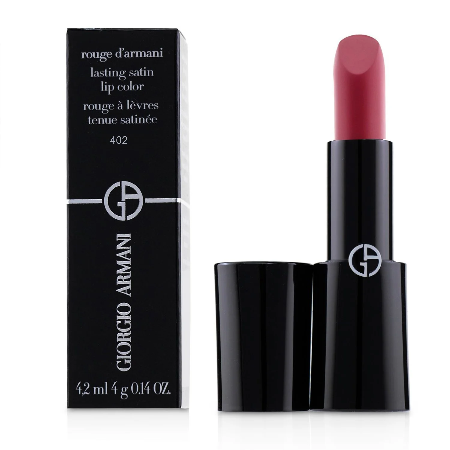 Giorgio Armani Rouge d'Armani Lasting Satin Lip Color - # 602 Night Viper  4g/0.14oz