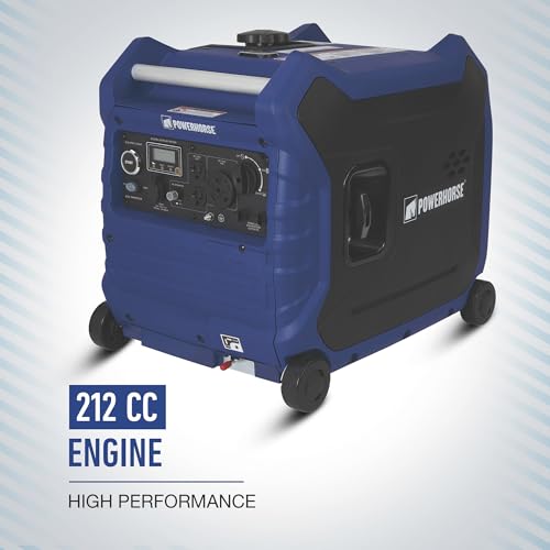 Powerhorse Inverter Generator - 4500 Surge Watts, 3500 Rated Watts, Electric Start, EPA and CARB Compliant, Model# LC4500i