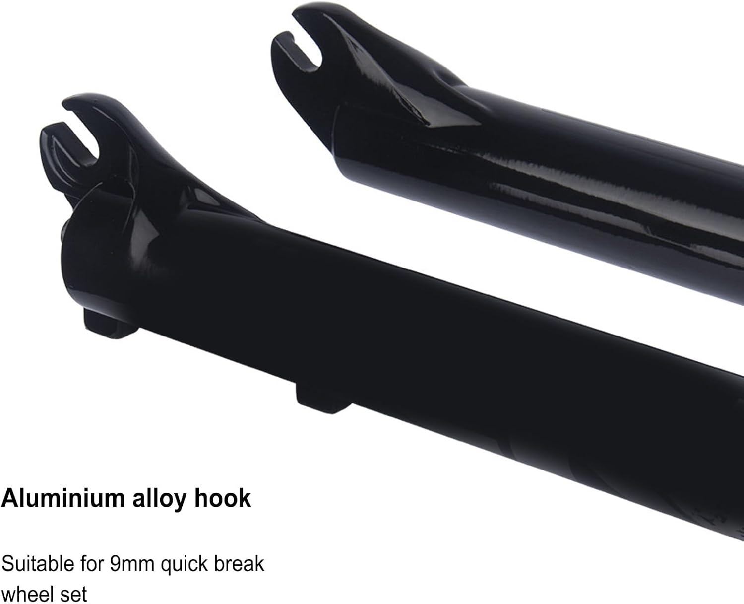 Bike Fork 27.5 Inch Mountain Bike Front Fork Suspension Fork High Strength Remote Lockout Straight Steerer Silent Bike Suspension Front Fork for