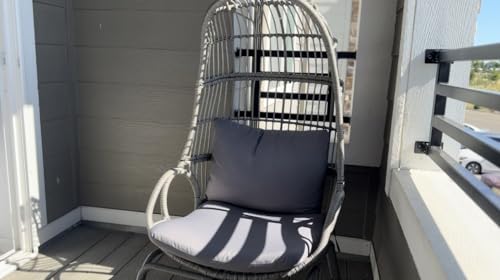 YITAHOME Outdoor Narrow Egg Chair Wicker