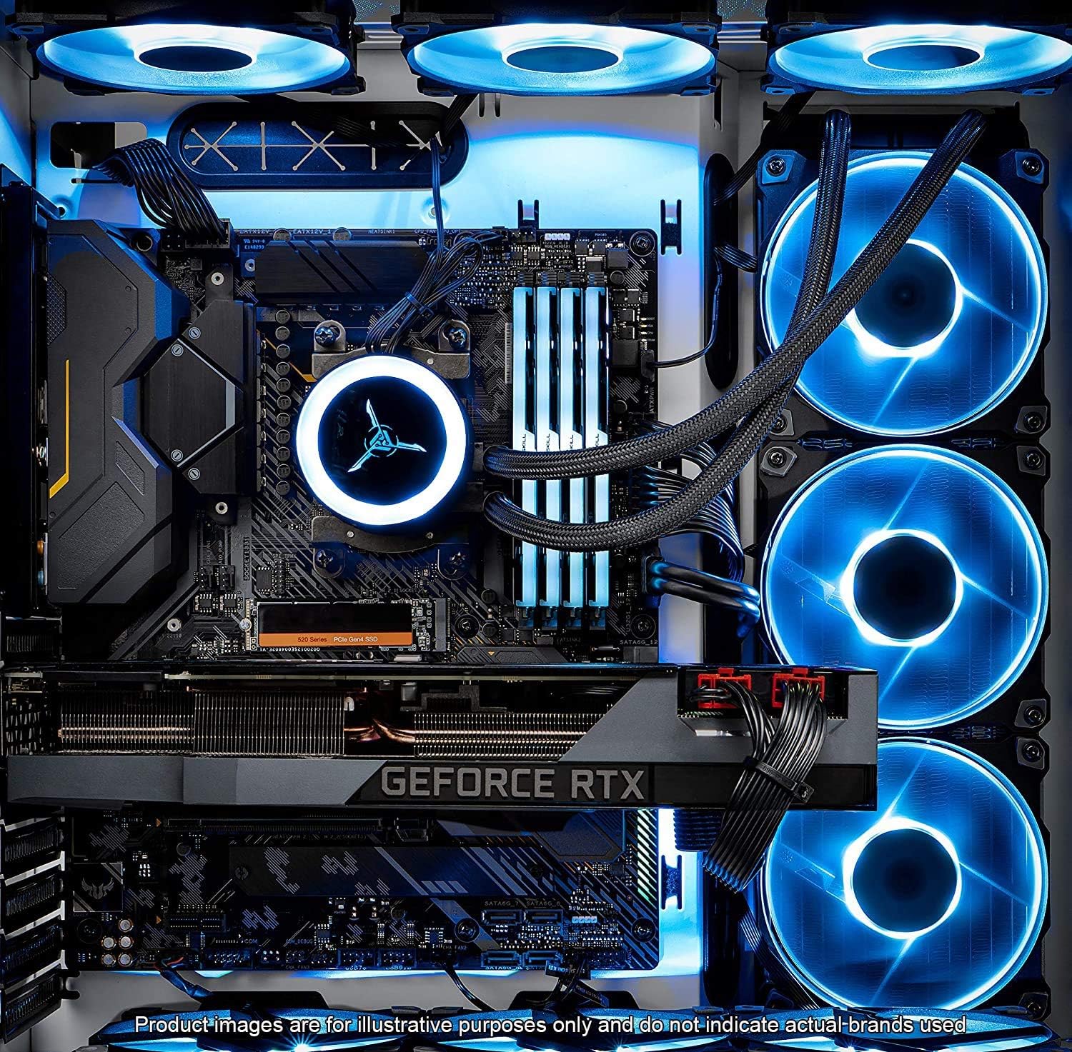 Skytech Prism II Gaming PC Desktop - AMD Ryzen 9 3900X 3.8GHz, RTX 3090 24GB, 32GB 3600mhz RGB Memory, 1TB Gen4 SSD, 360mm AIO
