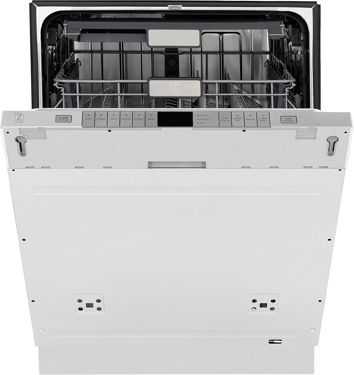ZLINE 24" Monument Series 3rd Rack Top Touch Control Dishwasher in Custom Panel Ready with Stainless Steel Tub, 45dBa (DWMT-24)
