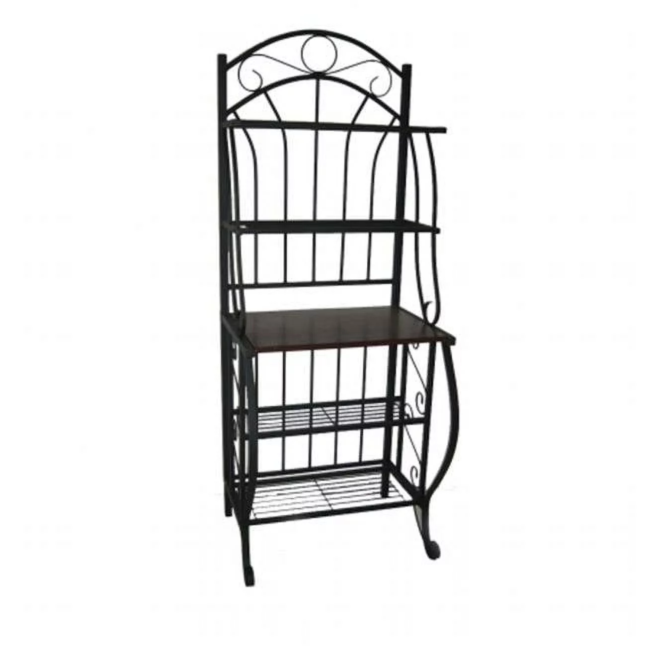 Valencia Bakers Rack - Black