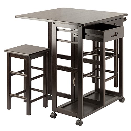 Winsome Suzanne Space Saver Set, for Kitchen, 33", Coffee