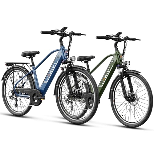 Jasion Roamer Electric Bike for Adults 1200W Peak Motor 528WH Removable Battery,up to 60miles 28MPH City Cruiser Ebike,26'' Commuter E Bike