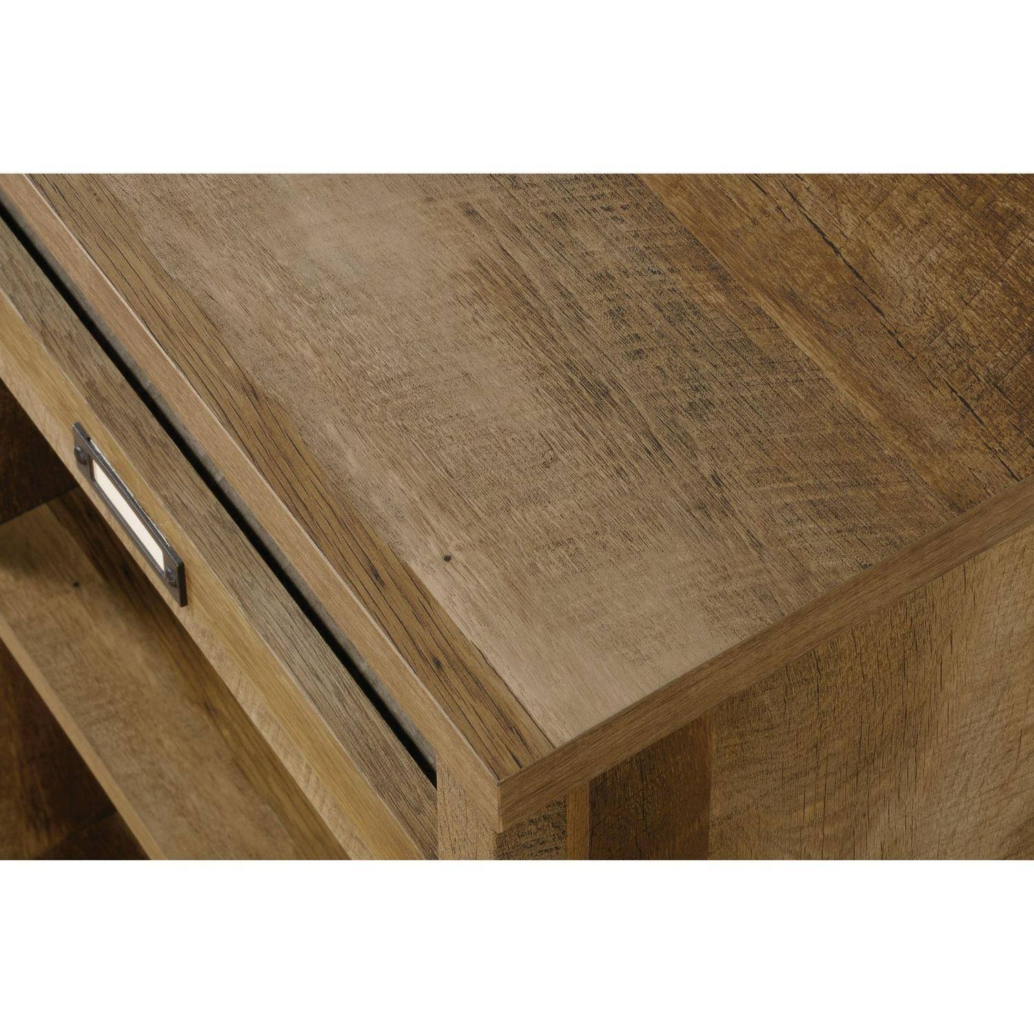 Sauder Adept Storage Credenza - Craftsman Oak