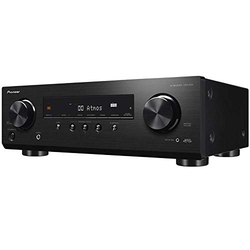 Pioneer VSX-534 Home Audio Smart AV Receiver 5.2-Ch HDR10, Dolby Vision, Atmos and Virtual Enabled with 4K and Bluetooth