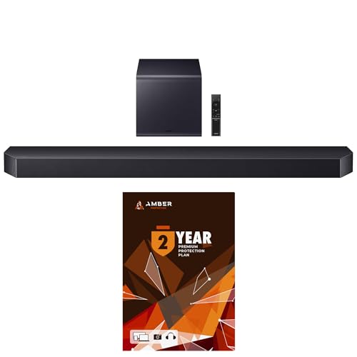 Samsung HW-S61D 5.0 Ch All-in-one Wireless Dolby Atmos Soundbar with 2 Year Amber Protection Plan (2024)