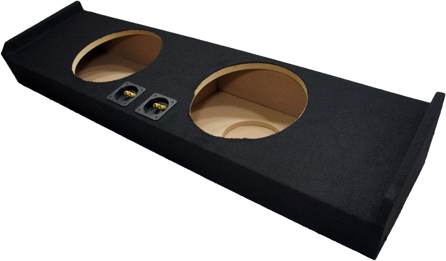 Compatible with Ford F150 Super Crew Cab Truck 2009-2014 Dual 12 Subwoofer Sub Box Speaker Enclosure