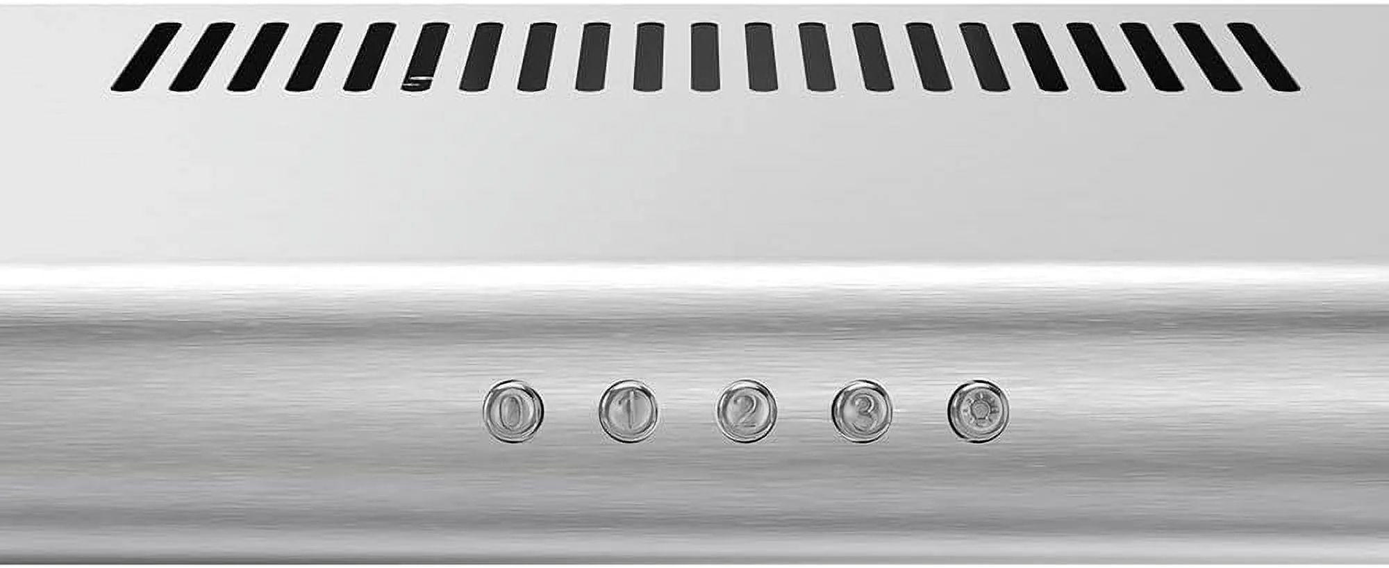 Streamline 30 in. Moncalieri Ductless Undermount Range Hood in Brushed Stainless Steel with Mesh Filters, Push Button Control, LED Light