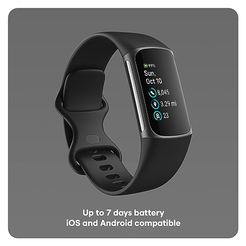 Fitbit Charge 5 Advanced Health & Fitness Tracker with Built-in GPS, Stress Management Tools, Sleep Tracking, 24/7 Heart Rate and More