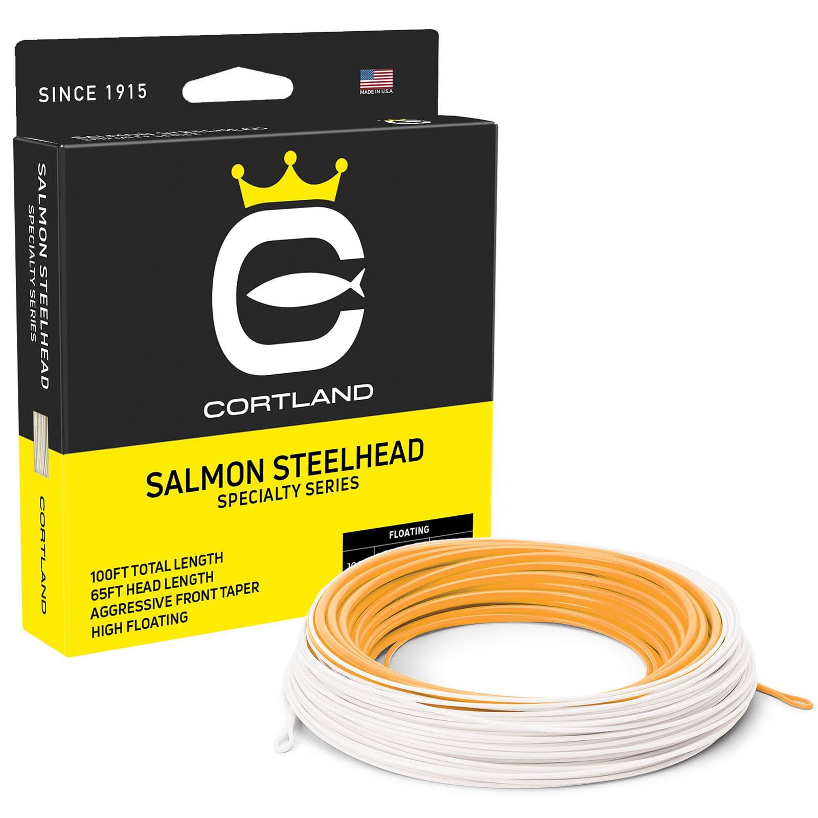 Cortland Specialty Salmon Steelhead Fly Line Orange-White; WF10F