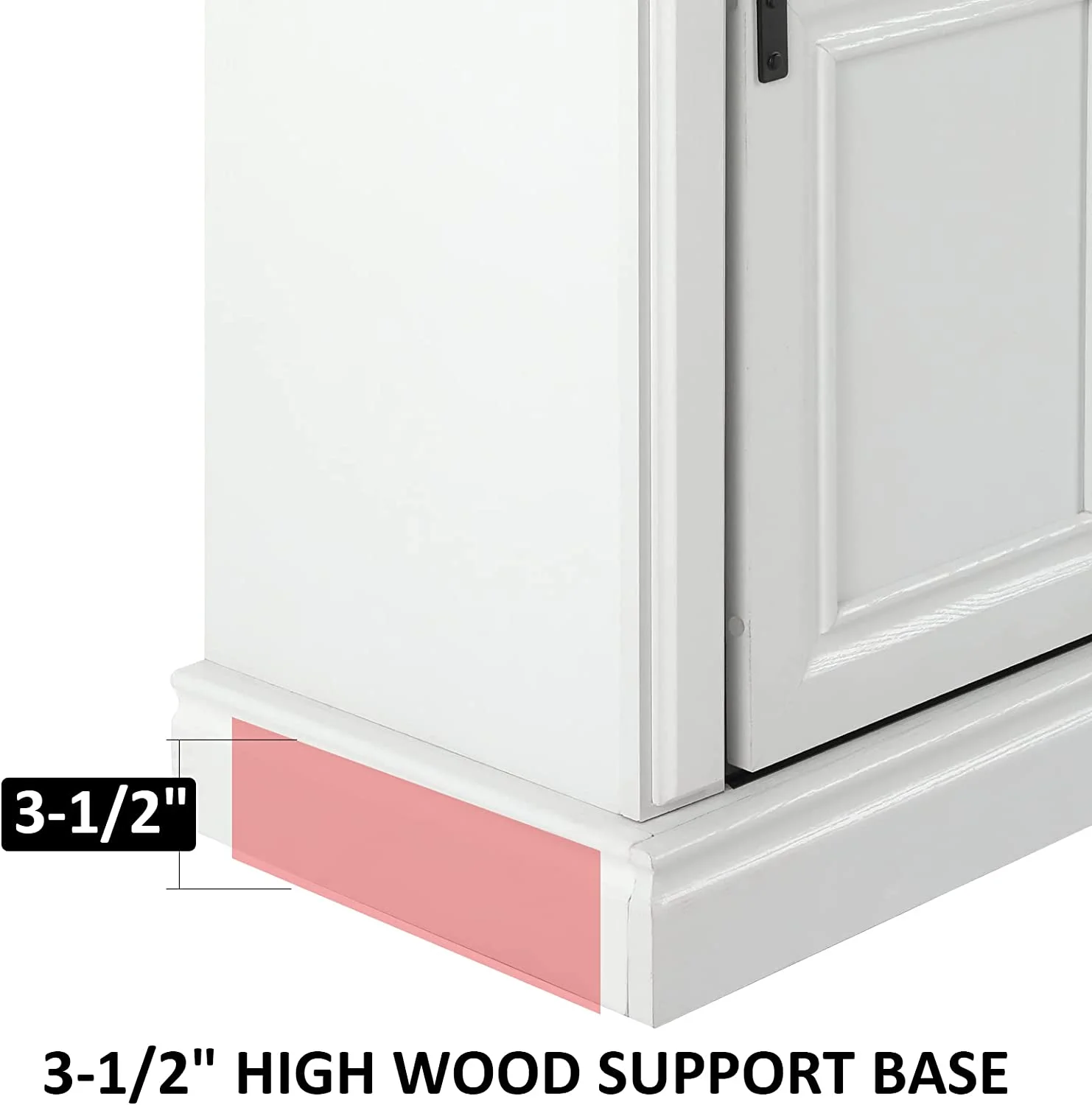 LGHM Fireplace TV Stand, Modern Farmhouse Wood Entertainment Center for 65" TV