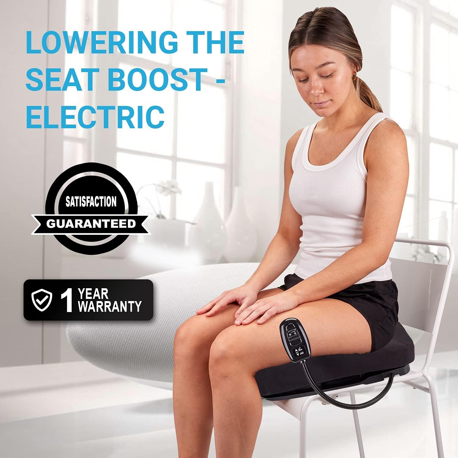 Stand Assist Aid for Elderly - Lifting Cushion by Seat Boost - Portable Alternative to Lift Chairs - Handicap Mobility Help for 70% Lift Support