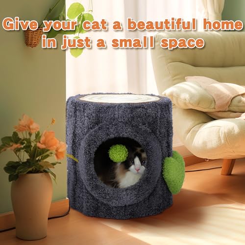Super Large Cat Tree for Indoor Cats, All-in-One Tall Cats Tower with Scratching Post