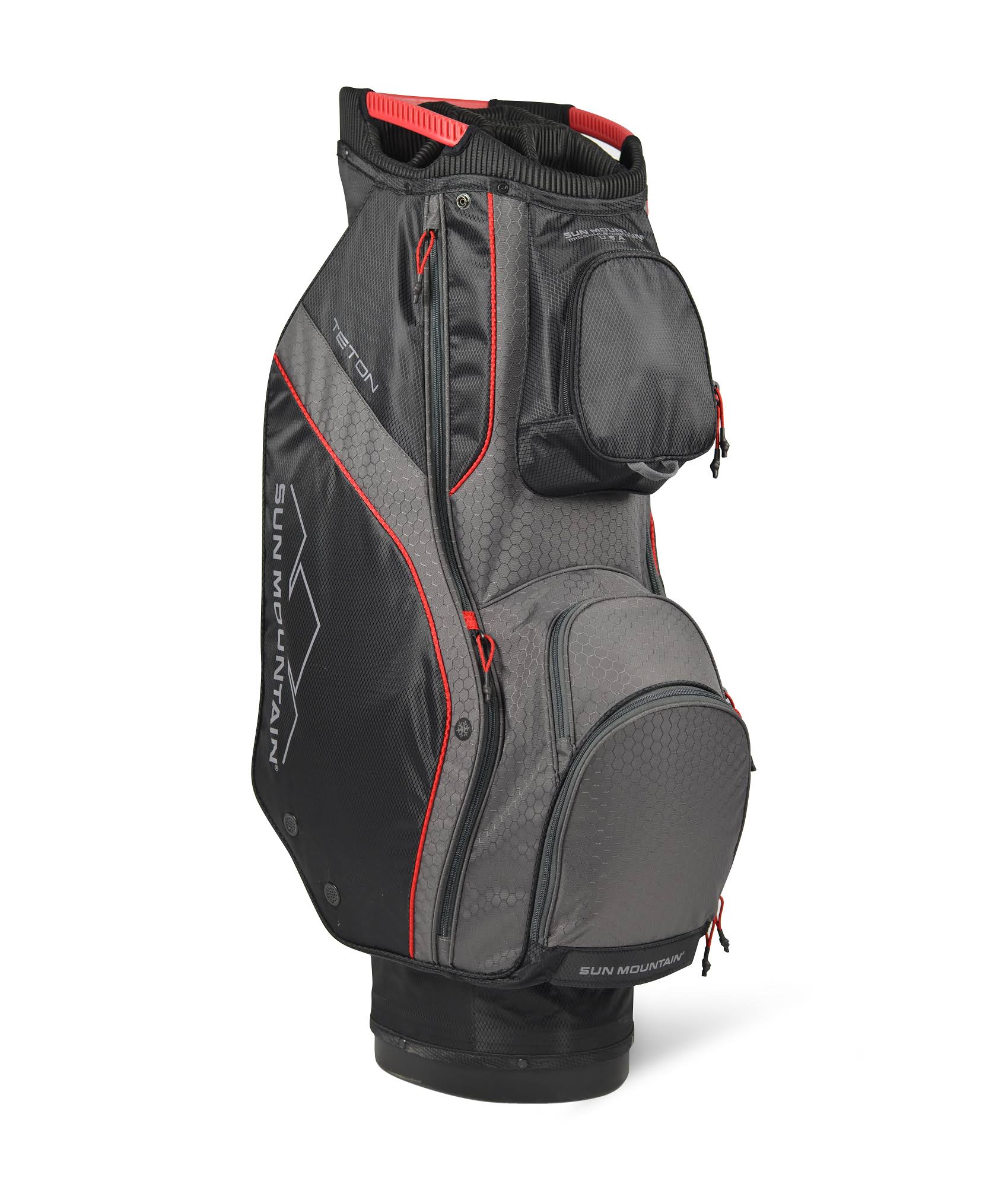 Sun Mountain Teton Cart Bag - Red/Navy/White