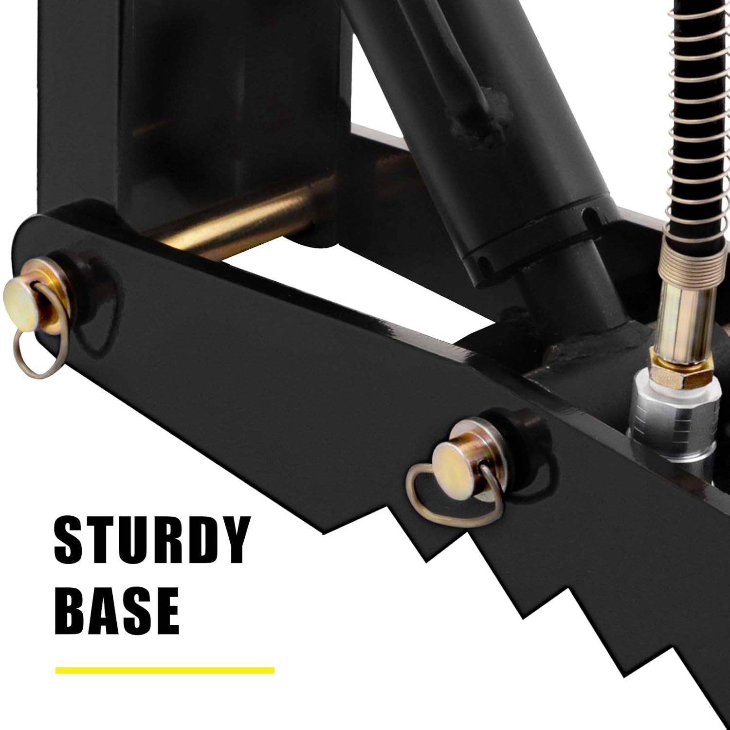Mophorn 18 Hydraulic Backhoe Thumb, 1/2 Thickness Heavy Duty Excavator Thumb, Black Steel Weld On Thumb Attachments with Hydraulic Cylinder