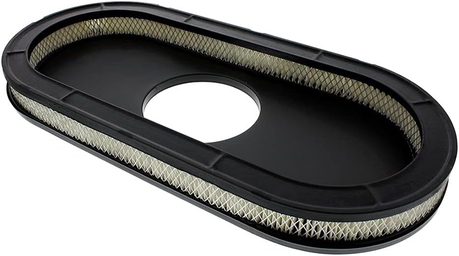 United Pacific Aluminum Mustang Script Oval Air Cleaner For Single 4 Barrel Carburetor