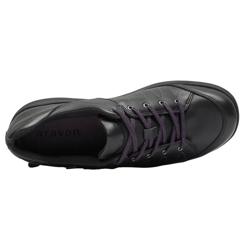 Aravon REVsavor Black (Size: 7, Width: 2E)