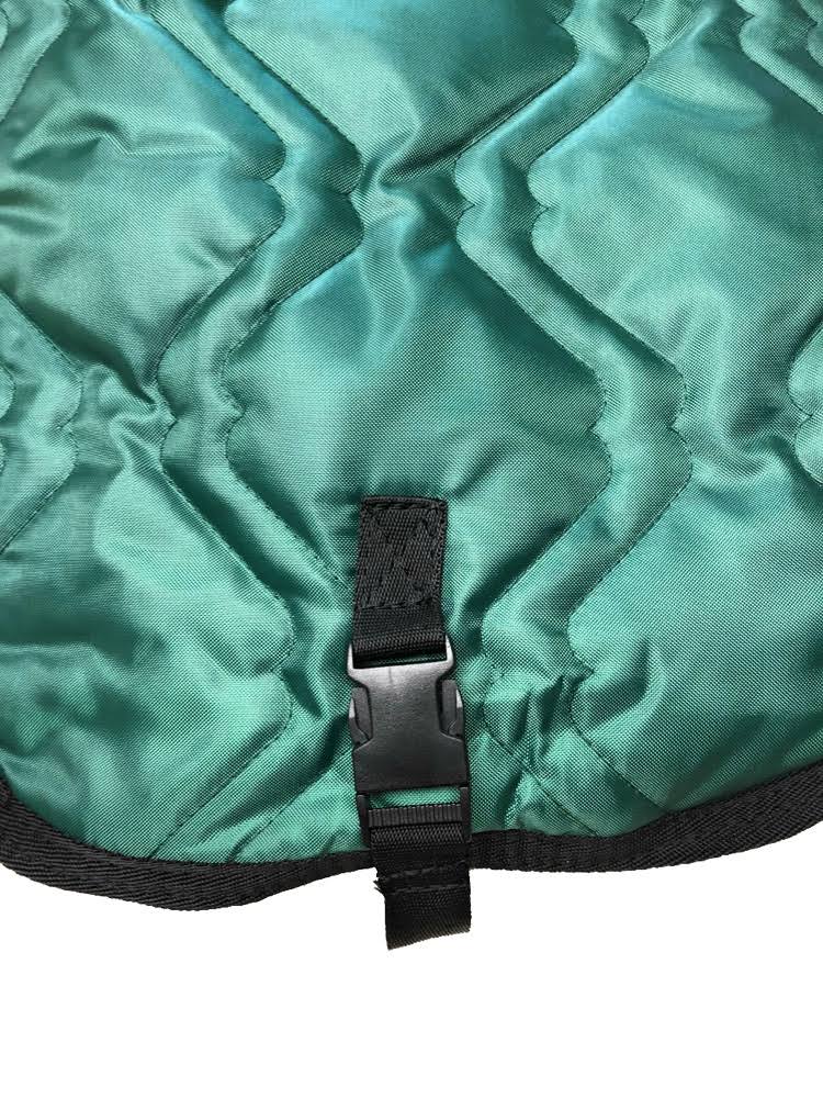 Western Horse Saddle Carrier Cover Bag Large Poly Fill 420D Padded Green