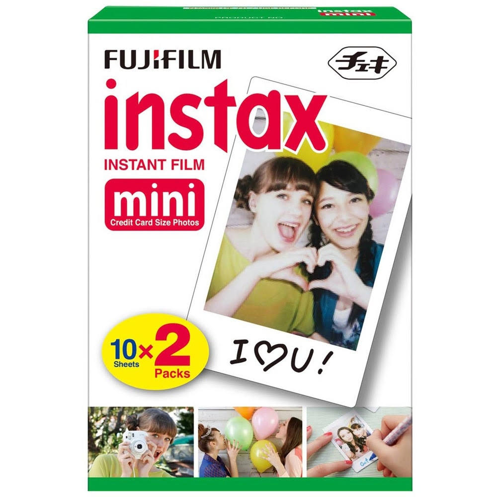 Fujifilm Instax Mini 9 Instant Camera (Ice Blue) with Twin Film Pack