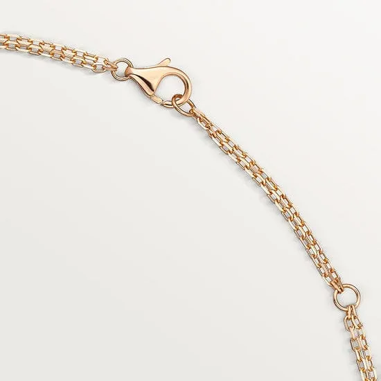 car Love Necklace With 2 Diamonds
