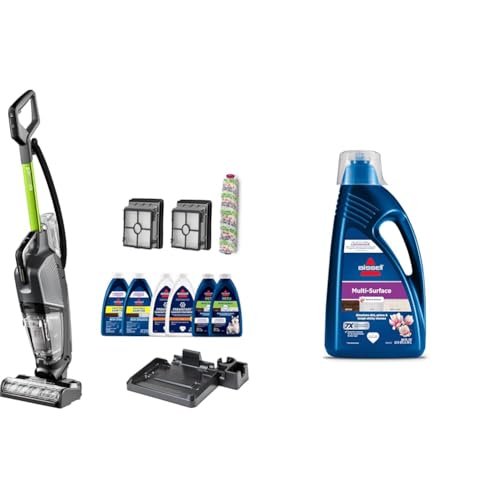 BISSELL&reg; CrossWave&reg; HydroSteam&trade; Deluxe Wet Dry Vac, Multi-Purpose Vacuum, Wash, and Steam, Formula Included, Green, 3515G