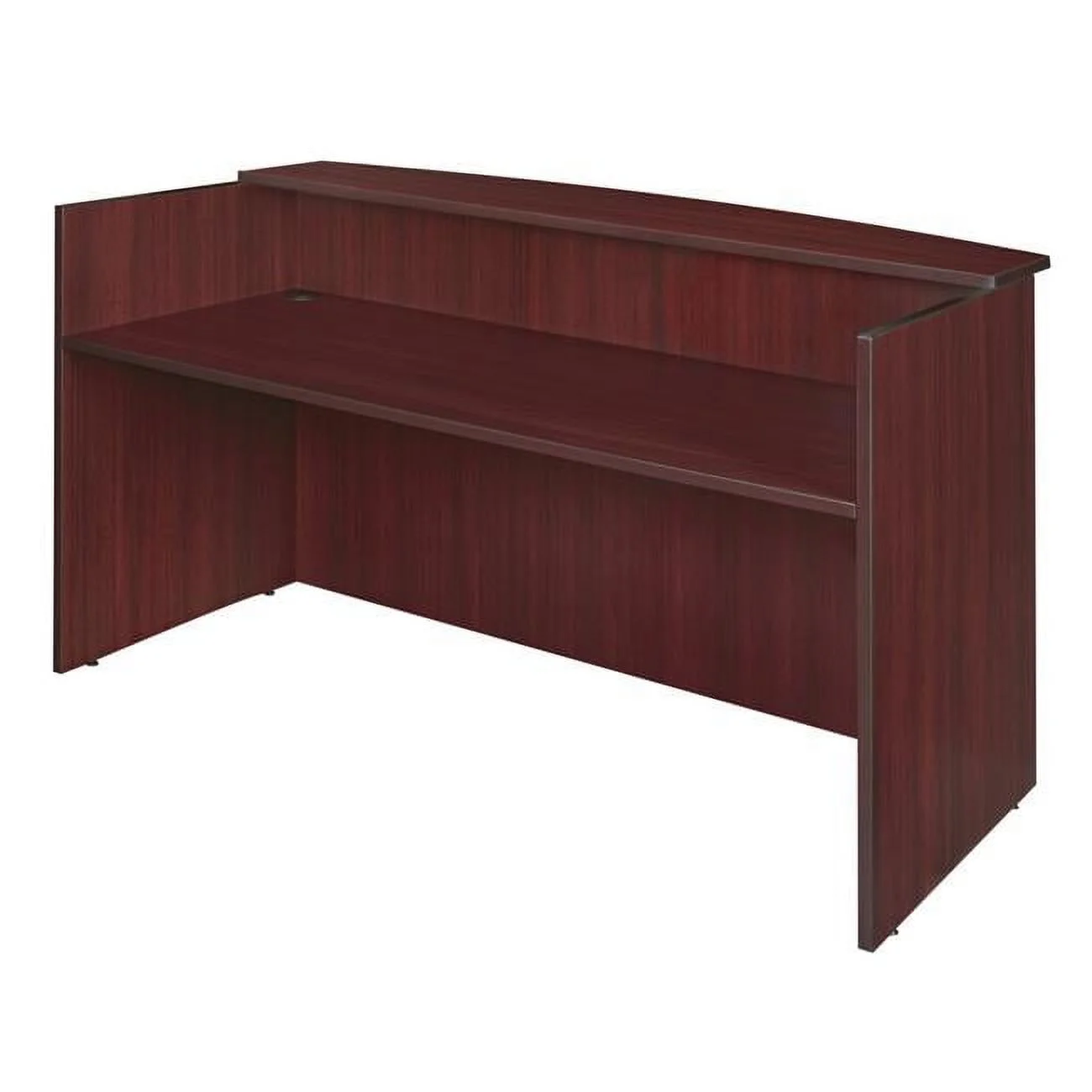 Legacy Reception Reception Desk Shell, Mahogany