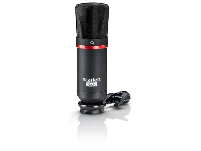 Focusrite Scarlett Solo (2nd Generation) Studio Bundle - includes Headphones, Mic and Cable