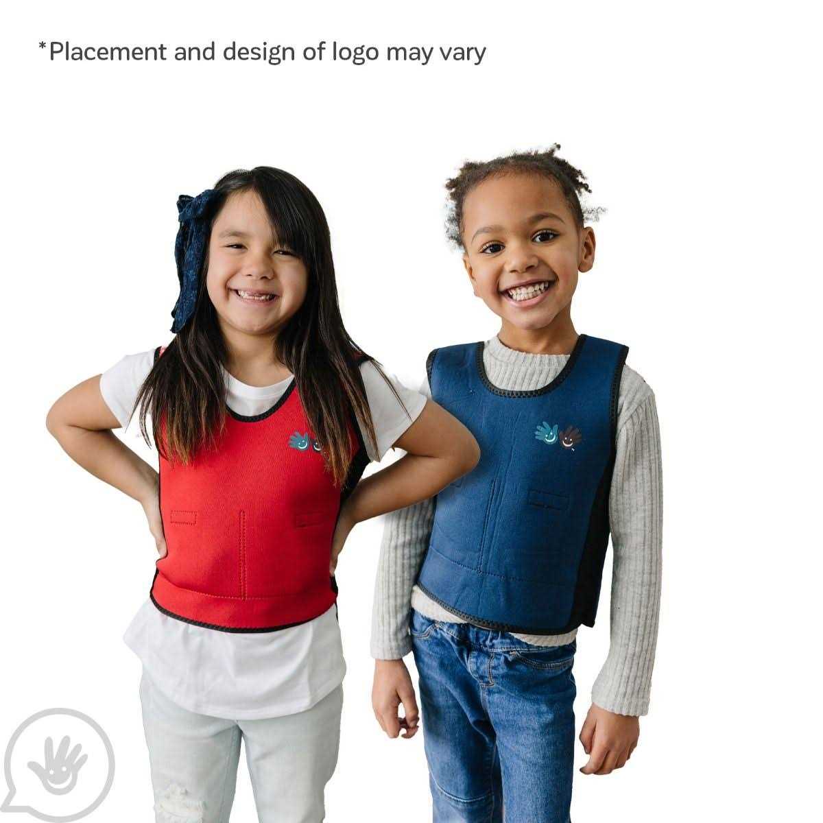 Fun and Function Blue Weighted Compression Vest for Kids &amp; Adults - Sports Supplies Online Store