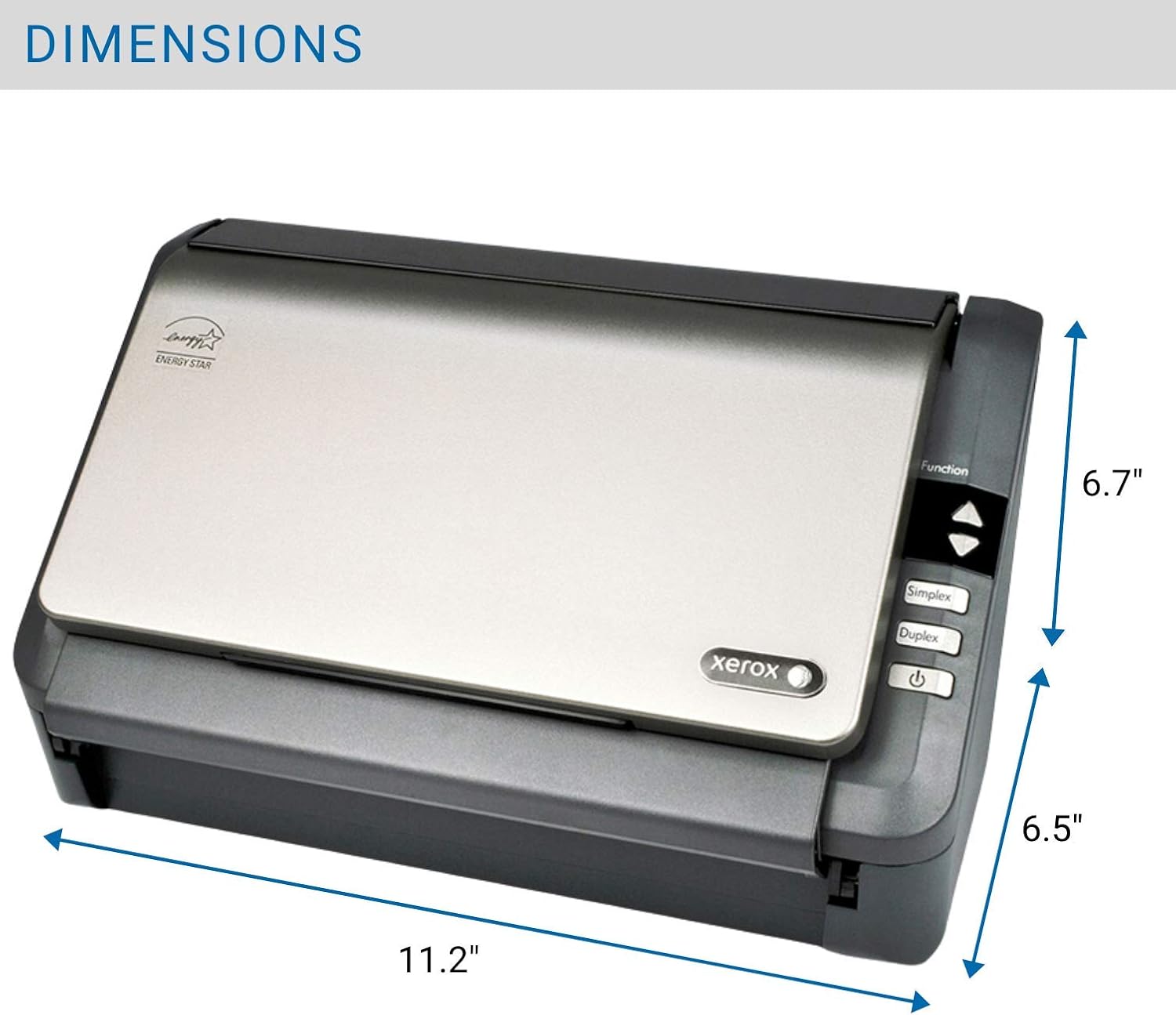 Xerox DocuMate 3125 Duplex Document Scanner for PC and Mac, Automatic Document Feeder (ADF)